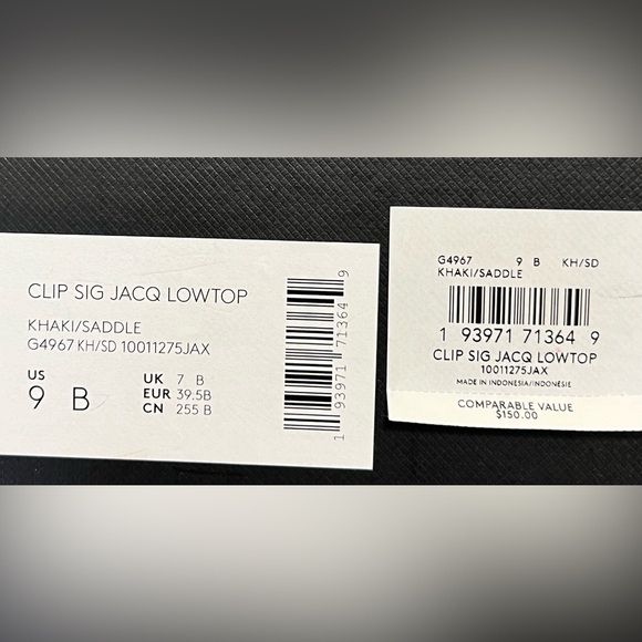 Coach Women's Signature Jacquard Clip Low Top Size 9B - Picture 7 of 7